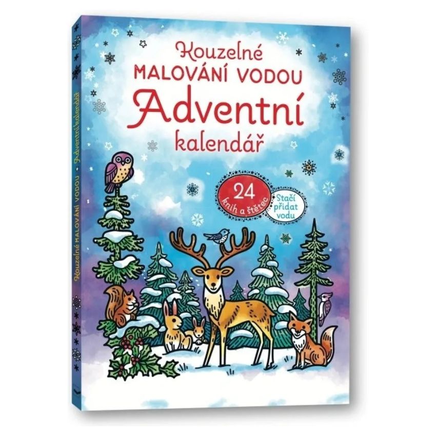 adventni omalovanky vodove