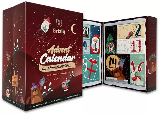 grizly adventni kalendar pro deti