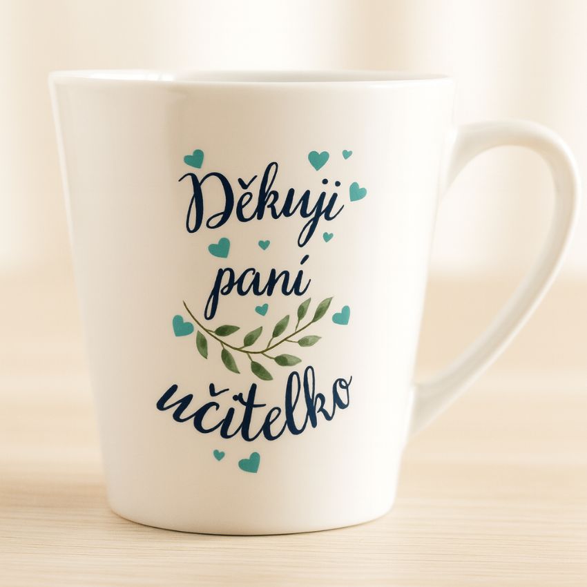 dekuji pani ucitelko hrnek