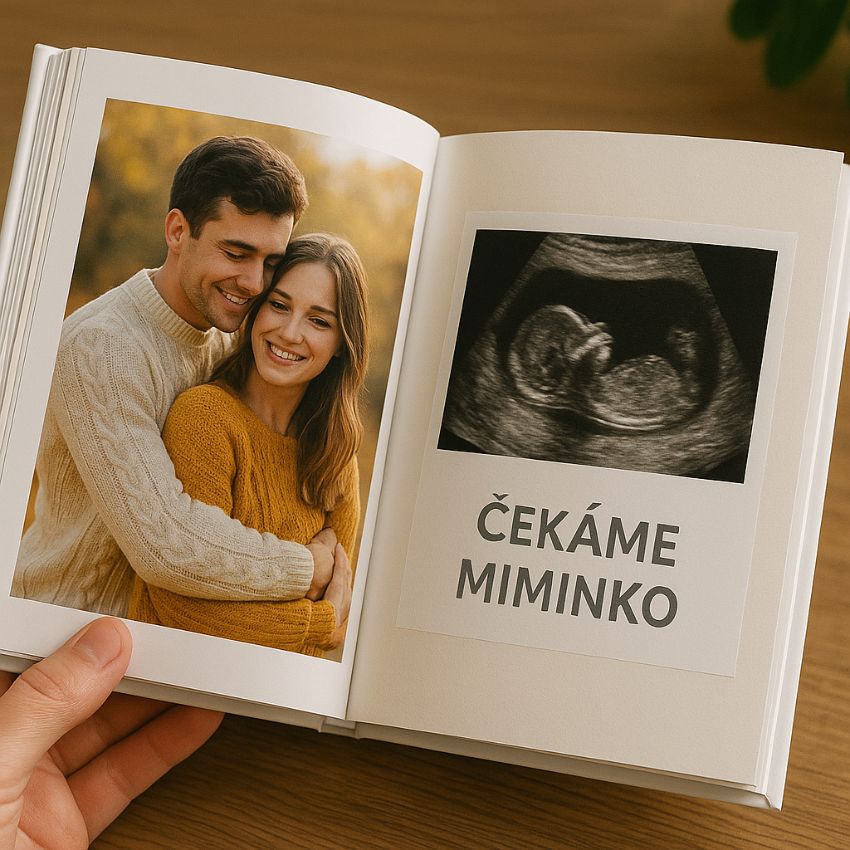 fotokniha cekame miminko