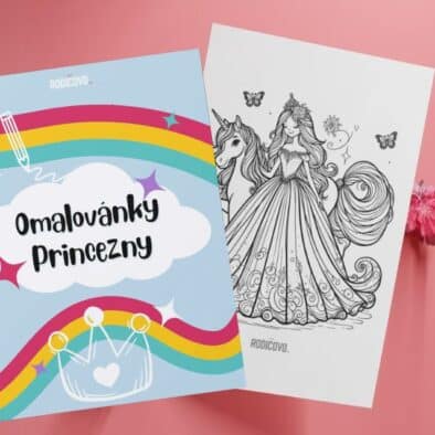 omalovanky princezny k tisku