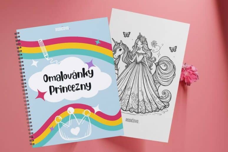 omalovanky princezny k tisku
