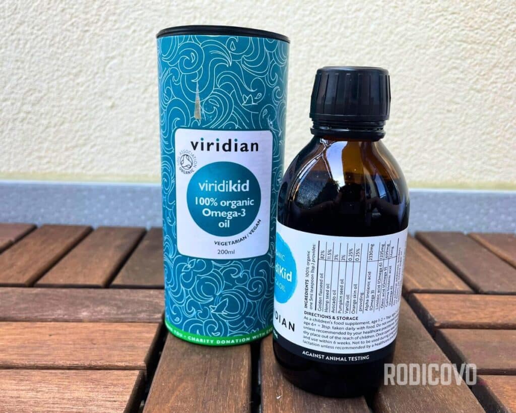 Viridikid omega 3 rybi olej