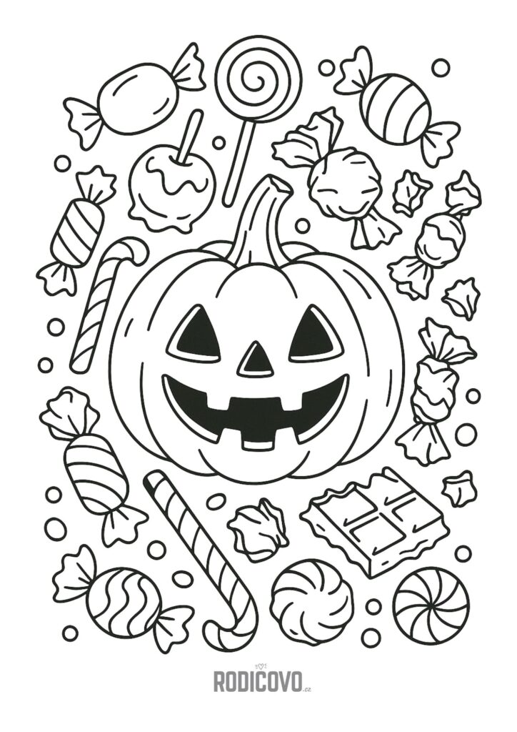 omalovanky Halloween