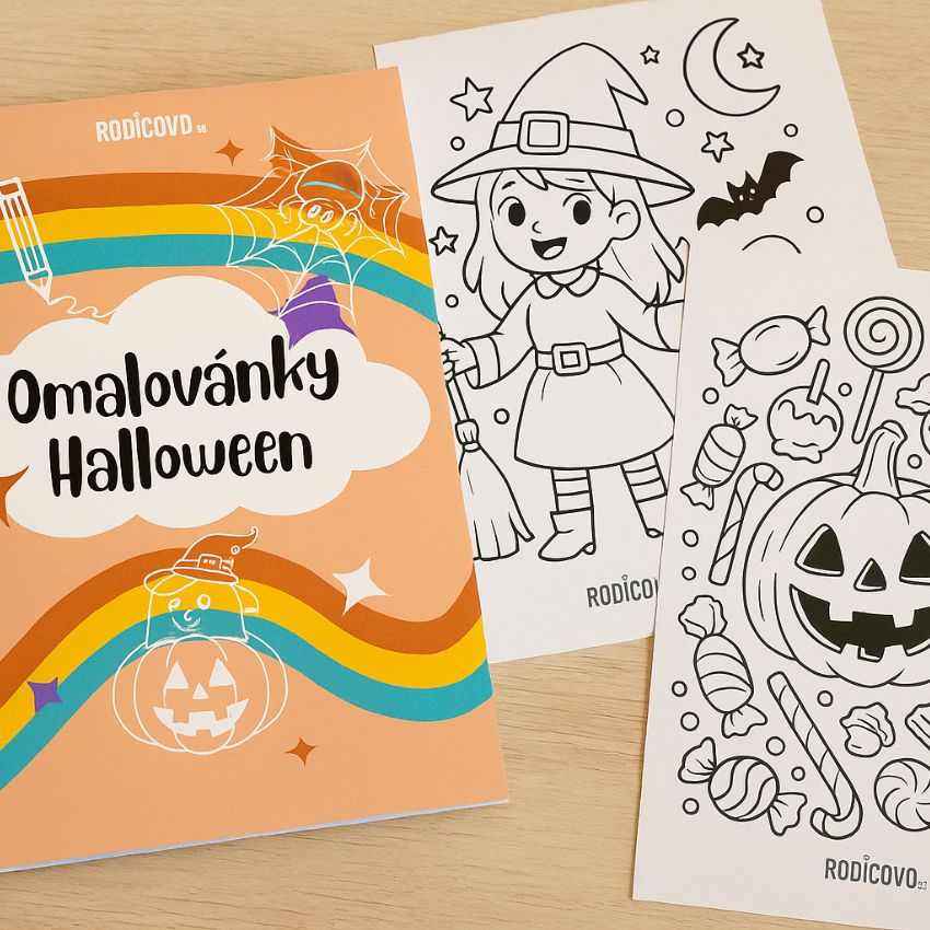 omalovanky halloween