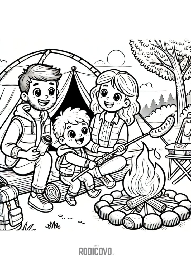 letni omalovanky