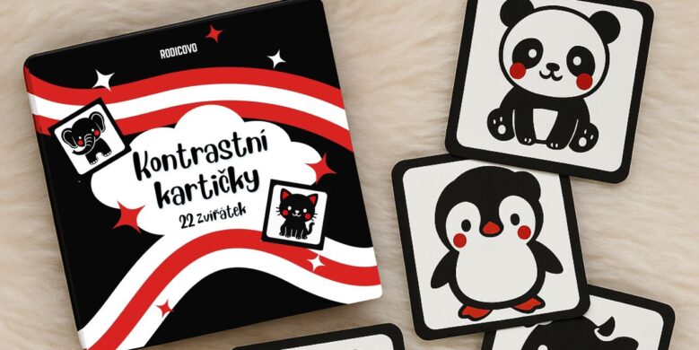 kontrastni karticky zviratka