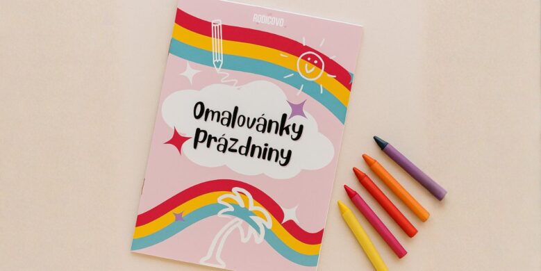 letni omalovanky prazdniny