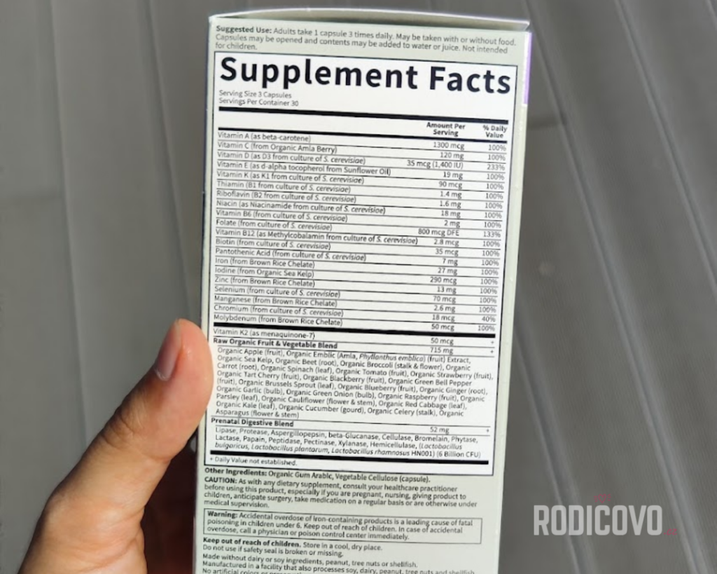 vitamin code raw prenatal